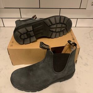 Blundstone Rustic Black Chelsea Boots